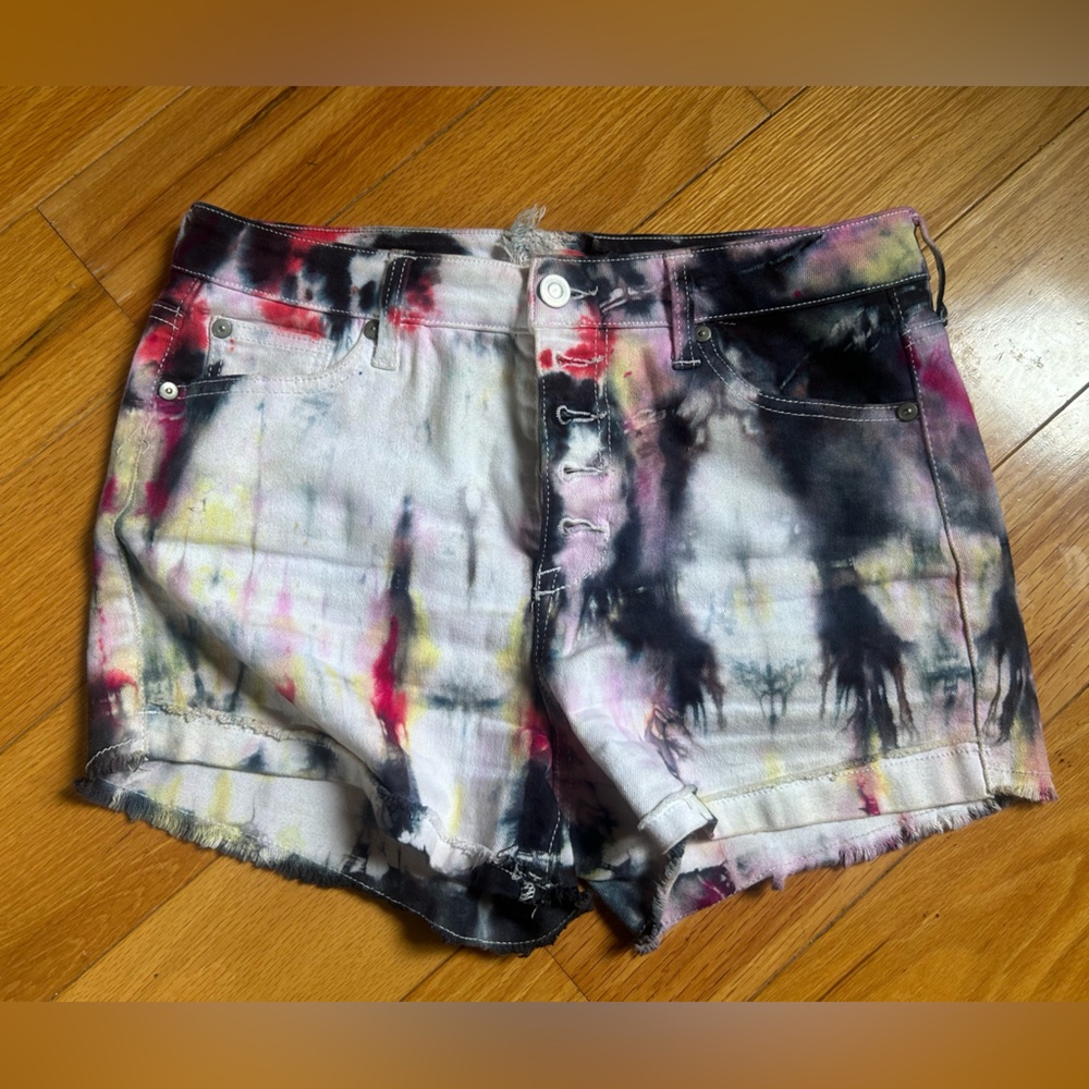 Tie-dye shorts